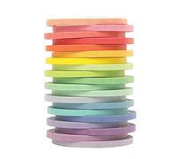 KAYLRE Self Adhesive Tape 20 Rolls Solid Color Slim Washi Tape Set Rainbow Masking Tape for Scrapbooking DIY Stationary Masking Tape Mesh Tape (Color : 3mm, Size : Christmas set)