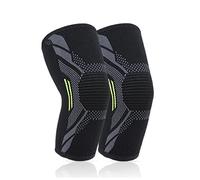 KAYLRE Warm Knee Pads 1pc Elbow Brace Compression Support Elastic Bandage Breathable Arm Elbow Band Cover Injury Protective Sleeve Pad Reduce Pain Knee Pads (Color : Noir, Size : L)