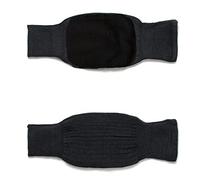 KAYLRE Warm Knee Pads 2pcs Cashmere Knee Pads Winter Warm Men And Women Double Thick Wool Protection Knee Plus Velvet Wind And Cold Protective Gear Knee Pads (Size : Black hair gray)