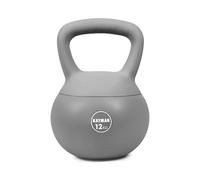KAYMAN 12kg Soft Kettlebell for Home Gym - PVC Coated Weight - Floor Safe Flat Base - Ergonomic Non-Slip Handle - Strength Training, CrossFit, HIIT, Core Workout - Durable Fitness Equipment