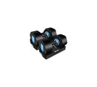 Kayman 24kg Adjustable Dumbbell Set (2x12kg) - 12-in-1 Quick-Dial System with Safety Lock - 6 adjustable Weight Levels 2/4/6/8/10/12kg - Space Saving Home Gym Strength Training Weights for Men & Women