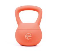 KAYMAN 2kg Soft Kettlebell for Home Gym - PVC Coated Weight - Floor Safe Flat Base - Ergonomic Non-Slip Handle - Strength Training, CrossFit, HIIT, Core Workout - Durable Fitness Equipment
