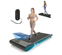 Kayman 3-in-1 Walking Pad Treadmill - Under Desk Electric Treadmill, Space-Saving, 120kg Capacity, 1-6km/h, Running, Walking & Working Modes, 2-Level Manual Incline, LED Display, Remote,900×400mm Belt