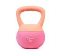 KAYMAN 4kg Soft Kettlebell for Home Gym - PVC Coated Weight - Floor Safe Flat Base - Ergonomic Non-Slip Handle - Strength Training, CrossFit, HIIT, Core Workout - Durable Fitness Equipment