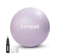 KAYMAN Yoga Ball, Durable Anti-Burst Pregnancy, Birthing, Gym, Maternity, Swiss Balls for Fitness, Pilates, Balance, and Stability Workouts, Ideal Birthing Ball Pregnancy 55-85cm
