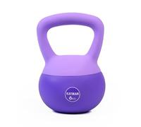 Kayman 6kg Soft Kettlebell for Home Gym - PVC Coated Weight - Floor Safe Flat Base - Ergonomic Non-Slip Handle - Strength Training, CrossFit, HIIT, Core Workout - Durable Fitness Equipment