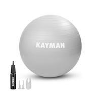 KAYMAN Yoga Ball, Durable Anti-Burst Pregnancy, Birthing, Gym, Maternity, Swiss Balls for Fitness, Pilates, Balance, and Stability Workouts, Ideal Birthing Ball Pregnancy 55-85cm