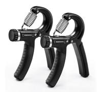 Kayman Grip Strengtheners - Adjustable Resistance Hand Exerciser - Strength Training for Forearm, Wrist & Hand - Durable PP+TPR - Fits All Hand Sizes (2 Pack, 2 Pack)