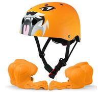 KAYMAN Kids Bike Helmet age 3 to 12, Adjustable Safety Gear for Boys and Girls, Suited to Scooter, Cycling, Skateboard & Roller Skating - Protection for Boys & Girls