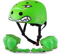 KAYMAN Crocodile Kids Bike Helmet age 3 to 12, Adjustable Safety Gear for Scooter, Cycling, Skateboard & Roller Skating