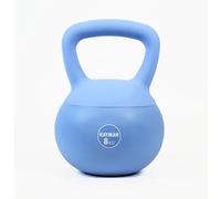 Kayman 8kg Soft Kettlebell for Home Gym - PVC Coated Weight - Floor Safe Flat Base - Ergonomic Non-Slip Handle - Strength Training, CrossFit, HIIT, Core Workout - Durable Fitness Equipment
