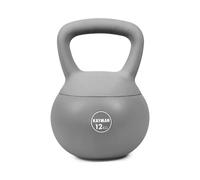 Kayman Soft Kettlebell for Home Gym - PVC Coated Weight - 2/4/6/8/10/12kg in Grey Kayman Grey