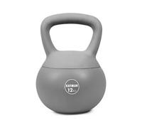 KAYMAN 12kg Soft Kettlebell for Home Gym - PVC Coated Weight - Floor Safe Flat Base - Ergonomic Non-Slip Handle - Strength Training, Cross Fit, HIIT, Core Workout - Durable Fitness Equipment