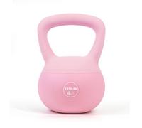 KAYMAN 4kg Soft Kettlebell for Home Gym - PVC Coated Weight - Floor Safe Flat Base - Ergonomic Non-Slip Handle - Strength Training, CrossFit, HIIT, Core Workout - Durable Fitness Equipment