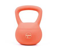 Kayman Soft Kettlebell For Home Gym Pvc Coated Weight Floor Safe Flat Base Ergonomic Non-Slip Handle Strength (2 Kg)