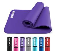 KAYMAN Exercise Yoga Mat Non Slip - Purple, 183 x 60 cm | Best Training & Workout Mat for Yoga, Pilates, Gymnastics, Stretching & Meditation | Eco Friendly Exercise Mat for Home with Carrying Straps