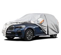 Kayme 6 Layers SUV Car Cover Waterproof Breathable, Outdoor Full 4x4 Car Cover Rain Sun UV Dust All Weather Protection, Universal Fit Q7, GLE, X5, XC90, Range Rover, Cayenne Etc. (485 To 510cm) YXL