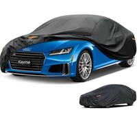 Kayme 7 Layers Car Cover Waterproof Breathable for Coupe, Outdoor Full Cover Rain Sun Dust All Weather Protection, Universal Fit Audi TT, Peugeot 207CC, Mercedes SLK, BMW Z3, Tigra, MGB/MGF/MGR etc.