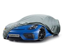 Kayme Heavy Duty Car Cover Waterproof Breathable, Custom Fit Porsche 718 Boxster/Cayman/Spyder (2016-2025), Outdoor Full Cover Sun Rain UV Dust All Weather Protection. Shipping From UK Warehouse