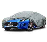 Kayme Heavy Duty Car Cover Waterproof Breathable, Outdoor 5 Layers Full Cover Sun Rain Dust All Weather Protection, Universal Fit Porsche 718, Jaguar F-type, Audi TT, Nissan 370Z etc. (Up to 450 cm)