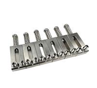 Kaynes 6PCS Guitar Bridge Saddles - Titanium Alloy Tremolo Bridges Saddle for Fender Telecaster Tele Stratocaster Strat ST TL Style Electric Guitar Replacement (10.5MM)