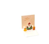 KAYNO 3D Pop Up Christmas Greeting Cards Handmade Cards with Envelope for Chris Holiday- Feature Xmas Tree, Snowman, Reindeer, Santa and Bell