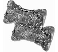 KAYNO 6-inch Israel First aid hemostasis Emergency Elastic Compression Bandage Vacuum Outdoor First aid Army Green Tactical 8-inch, Gray 2 Pieces 1 Suit