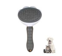 KAYNO Cat Brush with Release Button,Brush Or Comb with Stainless Steel Serrated Teeth for Indoor Long and Short Haired Cats, Dogs, Pets to Remove Tangled, Loose Hair, Grooming Cleaning Brush.