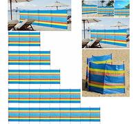KAYNUR 4/5/6/8/10 Premium Quality Wooden Pole Windbreaker - Heavy Duty Wind Breaks for Caravan, Camping, Beach Holidays, Privacy Screens, Outdoor Sun Shelter, and Pool Safety Fence