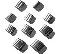 Kaynway for Wahl Magnetic Clipper Guard, Pack of 10, Upgrade Professional Clipper Guard Comb Guides for Wahl Hair Clippers - 1/16" to 1" (Black)