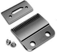 Kaynway Replacement Blades for Wahl Clipper, Stagger Carbon Steel Blade for Wahl Magic Clip Senior Sterling-4 Super Taper Hair Clipper Model #8148, 8591,8400, 8504,1919 (Black)