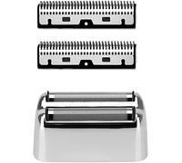 KAYNWAY Replacement Shaver Foil Head and Cutters Blade for BabylissPRO Barberology Double Foil Shaver FOILFX02 (FXFS2), Replacement Head for BabylissPRO Electric Razor (Silver)