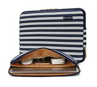 Kayond Canvas Water-Resistant 13 inch Laptop Sleeve -13 inch 13.3 inch Laptop case,12.9 inch Tablet Case Compatible MacBook(13-13.3 inches, Breton Stripe)