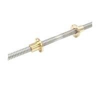 KAYOUDE 1PC 304 Stainless Steel T16 Lead Screw Right-left Length100-1000mm OD 16mm 3/4mm With Nut For 3D Printer Part(Lead 4mm,300mm)