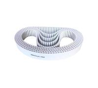 KAYOUDE HTD5M PU Timing Belt, White Polyurethane Toothed Closed Loop Gear 590-795mm Length 10mm 15mm Width 1pc(5M-640mm,10mm)