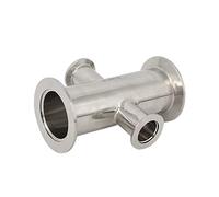 KAYOUDE KF50 to KF40, KF-25 to KF16 SS304 Stainless Steel Reducing Cross Vacuum Fitting(KF50 X KF40)