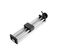 KAYOUDE Linear Guide Manual Sliding Table 100-500MM Stroke Ballscrew SFU1204 Handwheel Double Optical Axis CNC Saw 3D Printer XY(500mm)