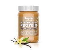Kayow Nutrition Vanilla Protein Peanut Butter | High Protein | No Added Sugar | No Palm Oil, Keto Friendly | Guilt-Free Nut Butter | Low Carb | 350g Jar