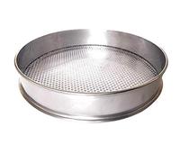 KAYRAM 1pc Round 304 Stainless Steel Mesh Sieve 0.5-50mm Hole Kitchen Baking Food Bean Filter Screen Fruit Filter Sieve Strainer Sifter Net (Color : Hole Diameter 12mm, Size : 30cm Diameter)