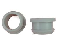 KAYRAM 2/5pcs 4.5mm-50.6mm Silicone Rubber Grommet Hole Plugs End Caps Bung Wire Cable Protect Bush Gray(22mm(Bore 17.5) 2pcs)