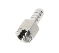 KAYRAM Hose Barb Tail 6/8/10/12/14MM S304 Stainless Steel Pipe Fitting 1/8" 1/4" 3/8" 1/2" BSP Female Connector Joint Coupler Adapter (Color : 10mm Barb, Size : 3/8")