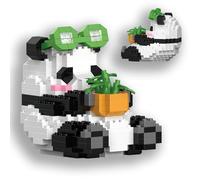KAYSENSUK Panda Mini Building Blocks Set, Panda Cute Animals Building Sets, Gift for Adults and Children, Panda Micro Building Blocks Suit Cute Birthday Gifts for Children 3+ Years Old