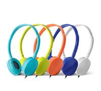 Kaysent Wholesale Bulk Headphone Earphone Earbud - (KHP0-10Mixed) 10 Pack Wholesale Mixed Colors(Each 2 Pack) Headphone for School, Classroom, Airplane, Hospiital, Students,Kids and Adults