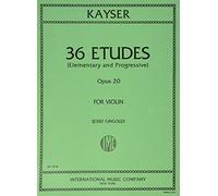 Kayser: 36 Elementary and Progressive Studies (Etudes), Op.20 for Violin, edited by Josef Gingold [IMC Edition]