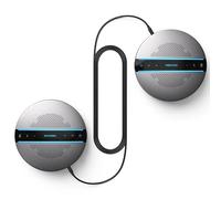 Kaysuda Bluetooth Conference Speakerphone SP300KIT 2pk Bundle, up to 16 Attendees, 18H Call Time, 360°Voice Pick-up 2x6 AI Echo & Noise Canceling Microphones, Daisy Chain
