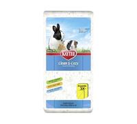 Kaytee Clean & Cozy Super Absorbent Paper Bedding for Cages, Hamster, Gerbil, Mice, Rabbit, Guinea Pig, 24.6 Litre, White