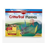 Kaytee CritterTrail Playpen with Mat for Pet Gerbils, Hamsters or Mice,Blue