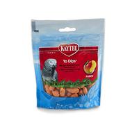 Kaytee Fiesta Yogurt Dipped Mango Flavor Treat for Large Hookbills, 3.5-oz bag