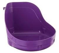 Kaytee Long John High Side Litter Tray Pan, Easy Clean, Odour Resistang, for Ferrets, Rabbits (Colours May vary)