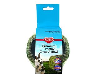 Kaytee Premium Timothy Treat Chew-A-Bowl for Small Animals